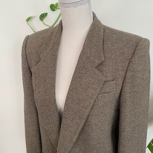 Vintage Women 100% Cotton Blazer Classic Style